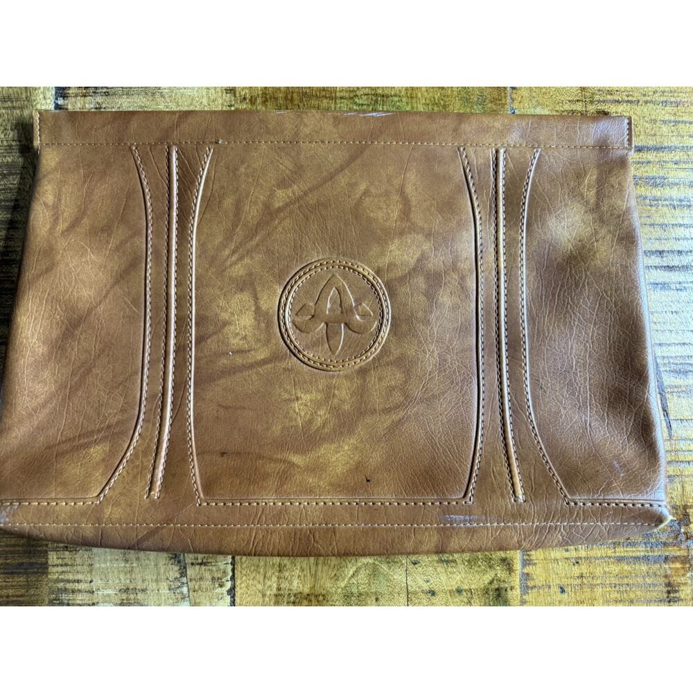 American Tourister Briefcase Tan Vintage 1975 Document Portfolio